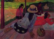 Paul Gauguin Afternoon Rest, Siesta oil on canvas